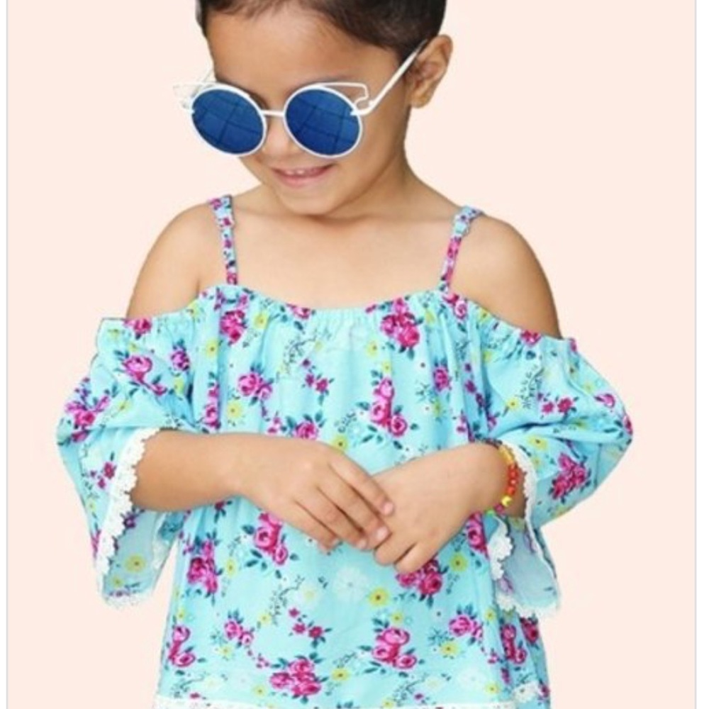 Girls Off The Shoulder Top